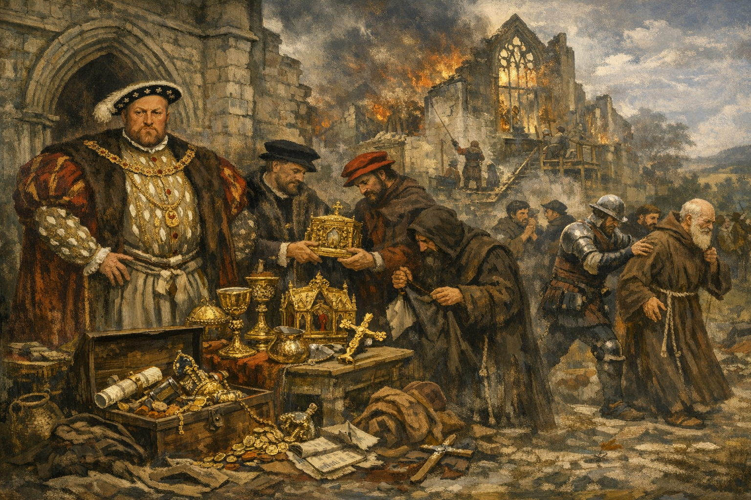 Dissolution of the Monasteries: Henry VIII’s Monastic Purge (1536–1540)