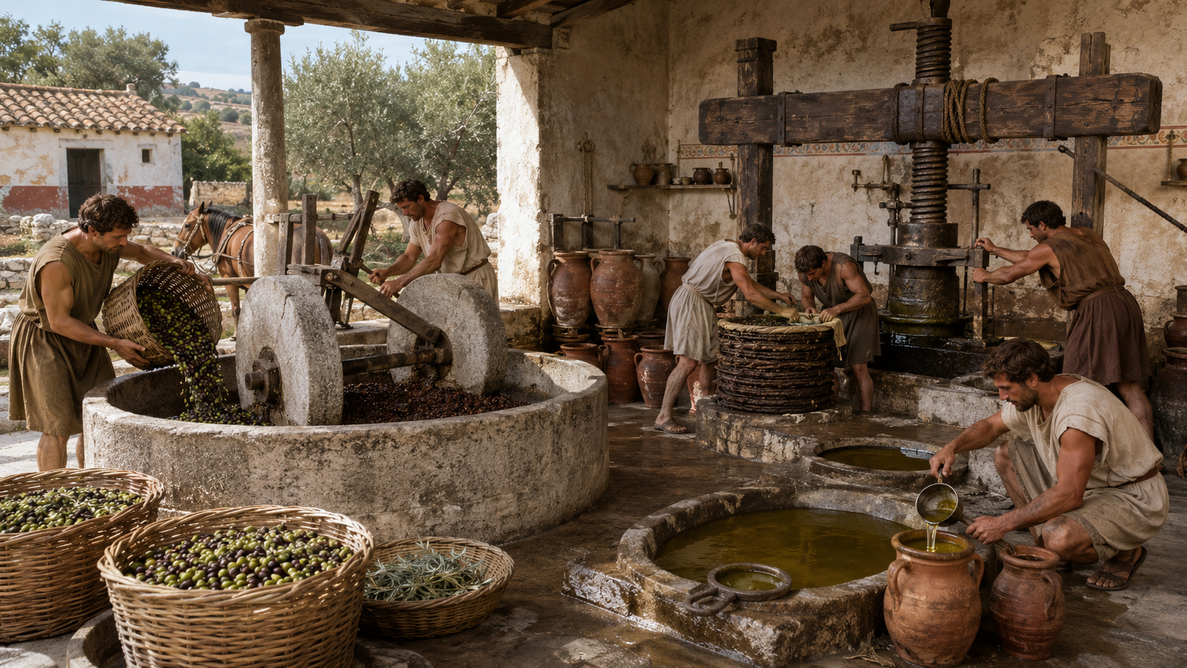 Liquid Gold: How Romans Made Olive Oil in Ancient Rome